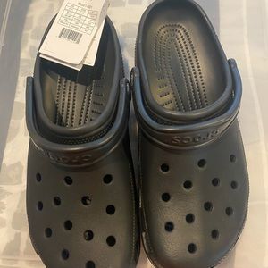 Men’s black Crocs